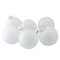 6ct. 3.25" Matte Frosted White Glass Ball Ornaments